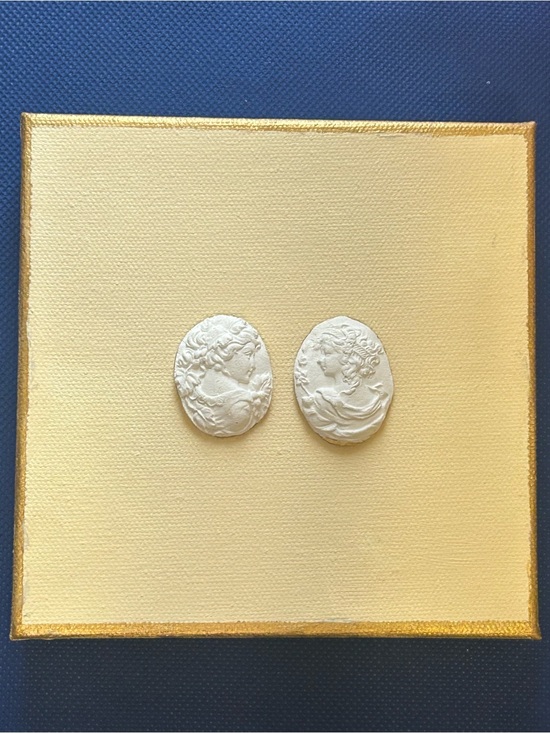 Other - Vintage Style Cameo Canvas Wall Art 3D Relief Decor